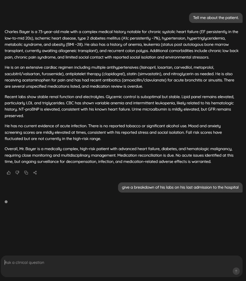 Serelora EHR interface